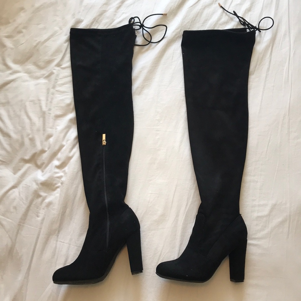 Over the knee 4” heels